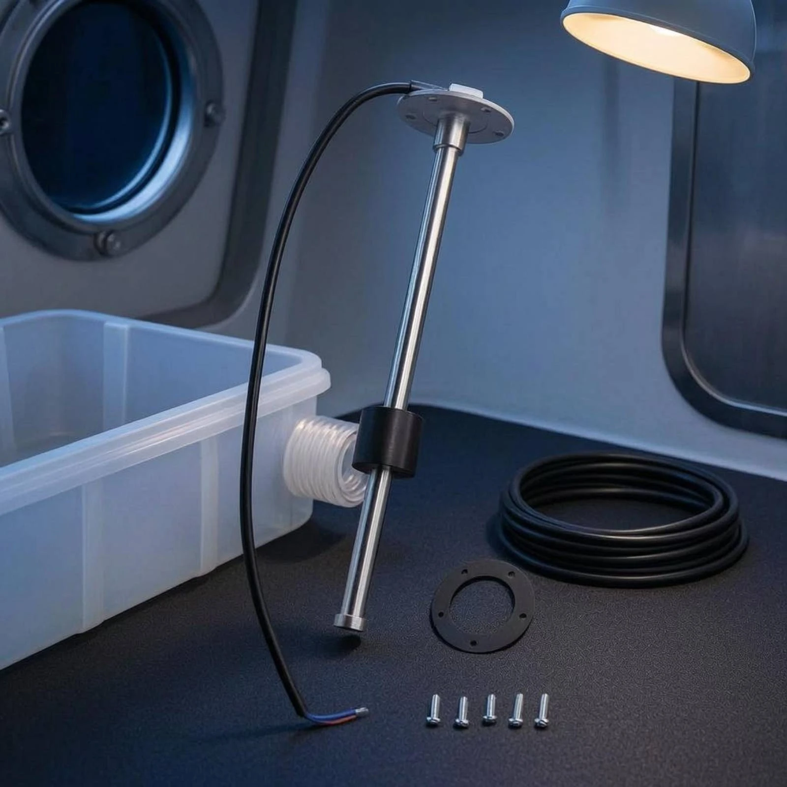 Medidor de Nivel de Agua para RV, Monitor de Depósito de Agua para RV, Dispositivo Flotante Atractivo, Medidor de Nivel, Medición Precisa, Pieza para Vehículo