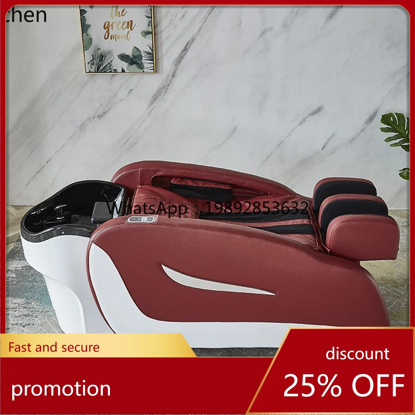 

Интеллектуальная массажная кровать YFY с автоматической циркуляцией воды и интегрированной функцией мытья головы для салонов красоты