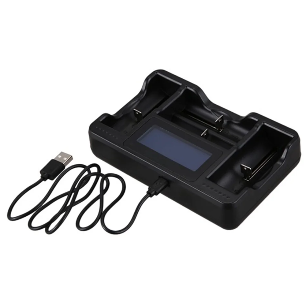 Smart Four Charger LCD Display Battery Charger for 26650/22650/18650/18490/18350/17670/17500/16340/RCR[123]/14500/10440