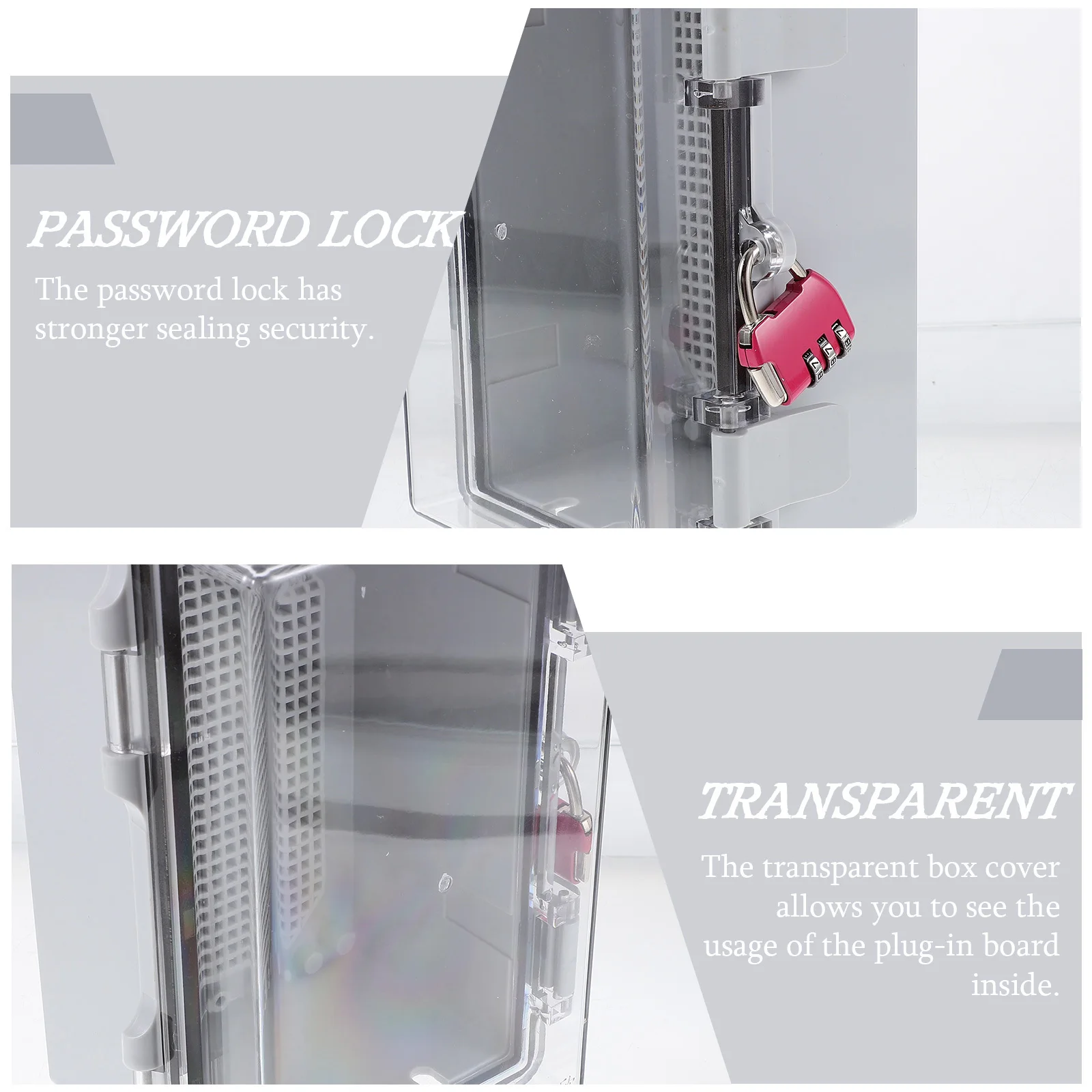 

Outdoor Junction Box Rainproof Cover ABS Electrical Box Protector Weatherproof Socket Case Impact Resistant Sealed Storage