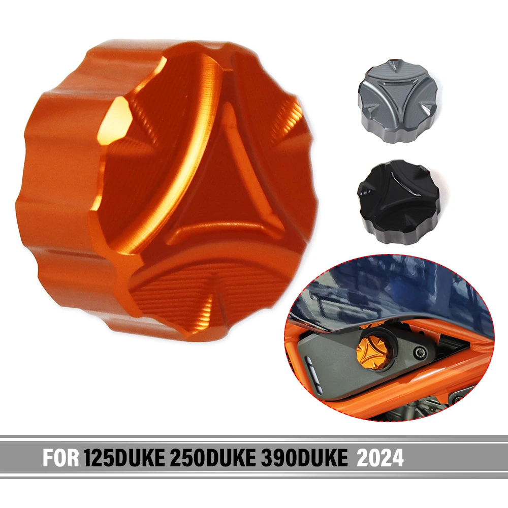 For 125Duke 250Duke 390Duke 2024 Radiator Water Pipe Cap Cover Cooling Liquid Bottle Cover for 390 Duke 250 Duke 125 Duke