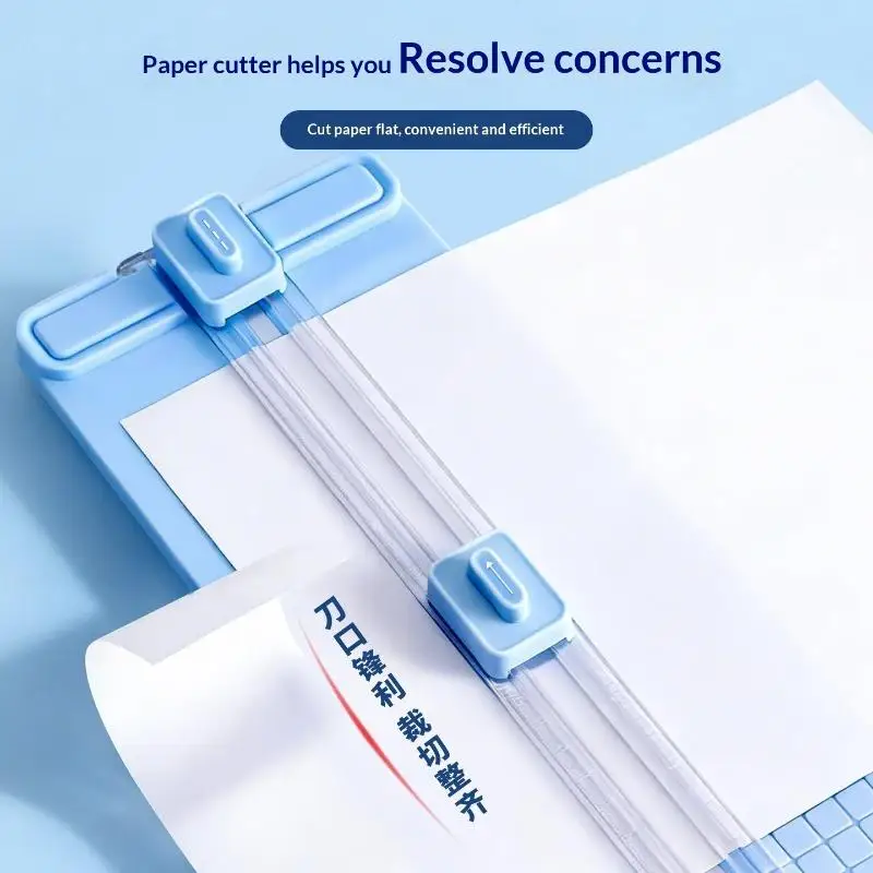 4 In 1 Two-Way Paper Cutter, Manual Office Paper Cutter, Send 4 Cutter Heads,Design For Schools, Offices And Homes