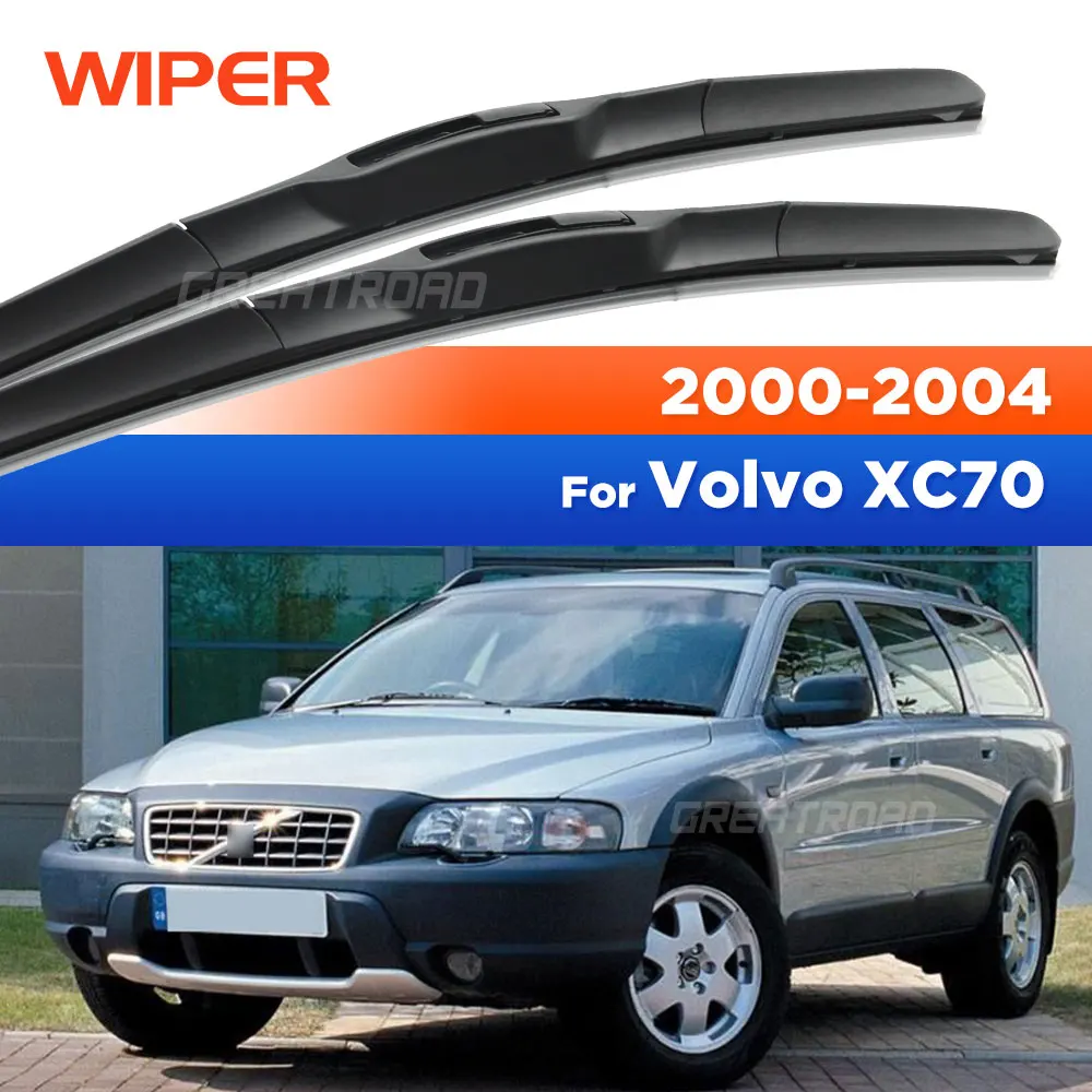 CREATROAD OEM Fit/тихая салфетка/всесезонные передние щетки стеклоочистителя для Volvo XC70 2000-2004 2001 2002 2003 дворники 24 