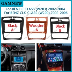 9 inch Car Screen Radio Stereo Fascia Frame Panel Canbus Box Dash Facia Kit For Mercedes-Benz C-CLASS W209 2002-2006