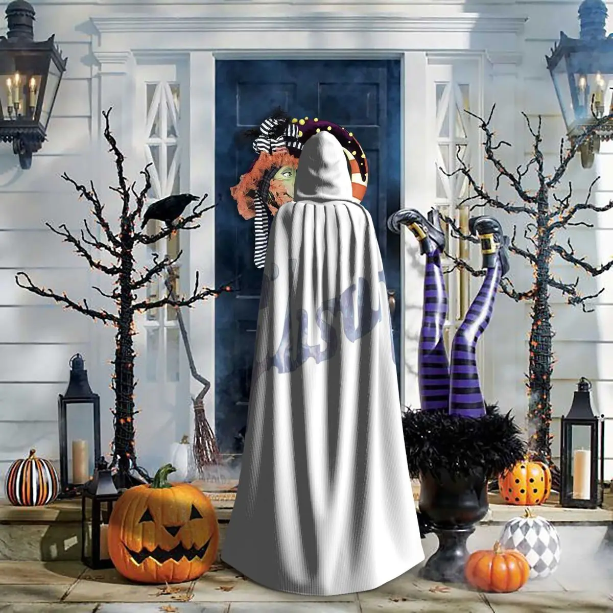 

Длинный капюшон-накидка Gibson Les Paul, костюм ведьмы, средневековый костюм, накидка для косплея, для Хэллоуина, для взрослых, унисекс