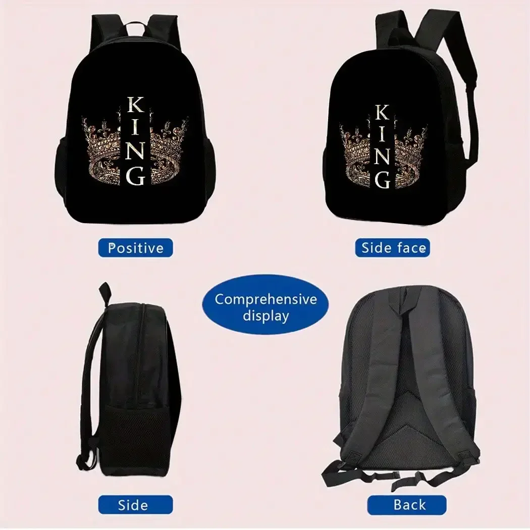 Travel Bag Featuring A Laptop Compartment, Unisex School Backpack Along With A Pencil And Crossbody Bag, Hand Washable - Daily Bag Both Men And Women