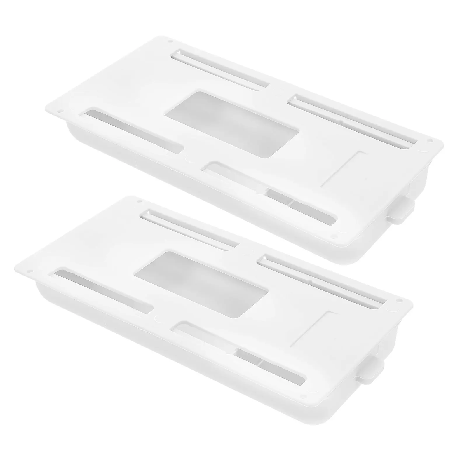 

2 шт. выдвижных ящиков-органайзеров на самоклеящейся основе для рабочего стола, офиса, стола, скрытого хранения