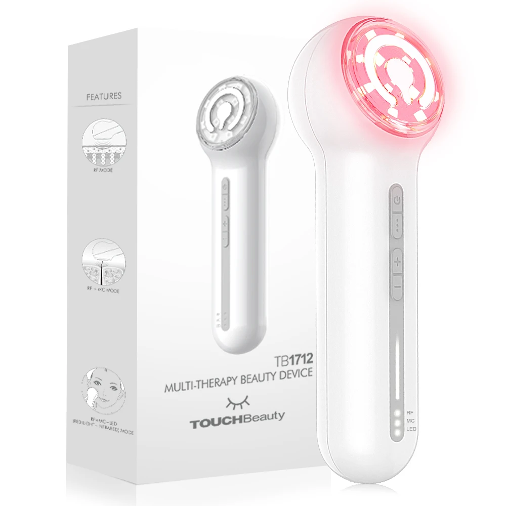 Beauty Multiple Function  Microcurrent LED Red Light Therapy for Face Lift and Wrinkle Remover  fast shipping