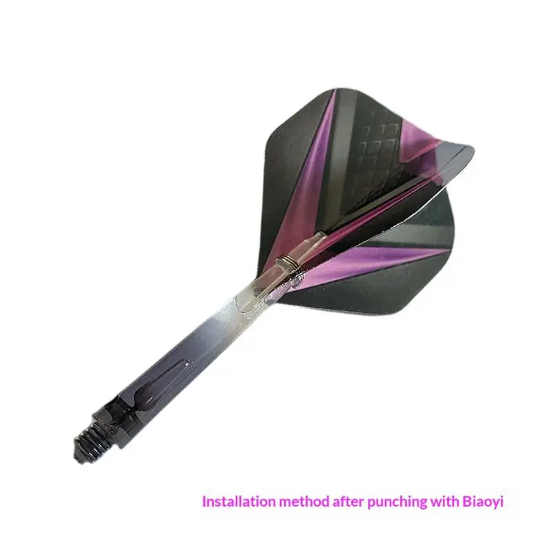 

New 3Pcs 2BA Thread Plastic Nylon Soft Tip Darts Shafts Color Transparent Gradient Darts Stems DIY Dart Accessories