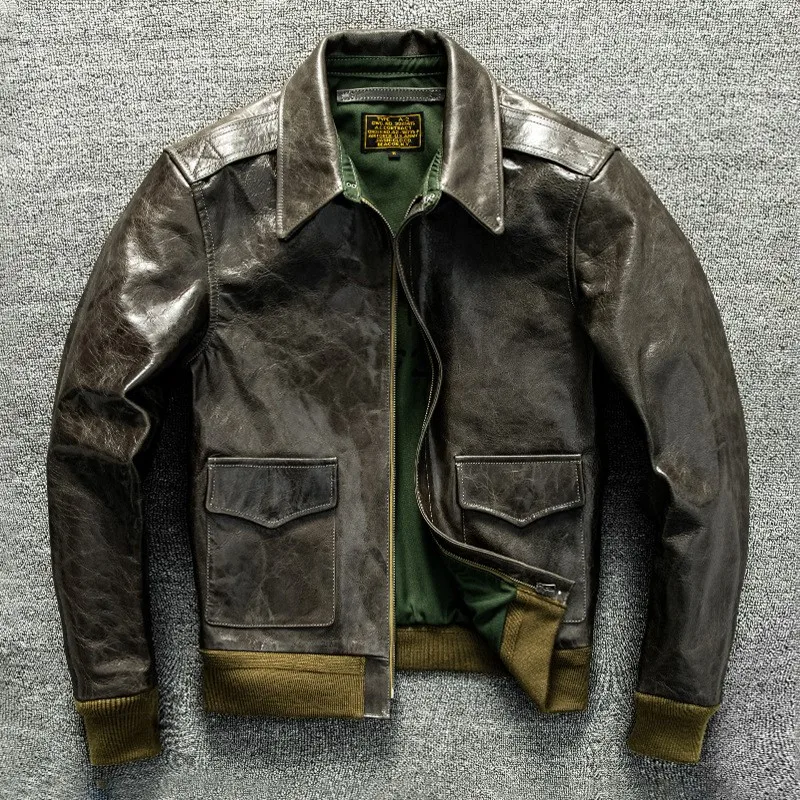 Classic mixed leather vegetable-tanned for men short