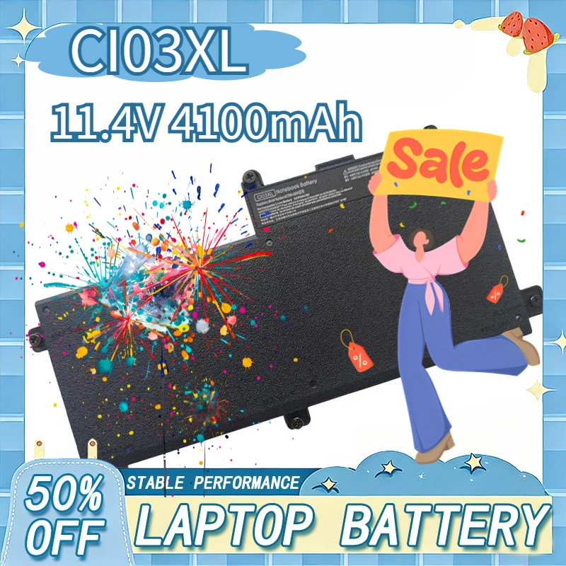 

CI03XL 11.4V 48Wh Replacement Laptop Battery For HP ProBook 640 640G2 645 645G2 650 650G2 655 655G2 Series
