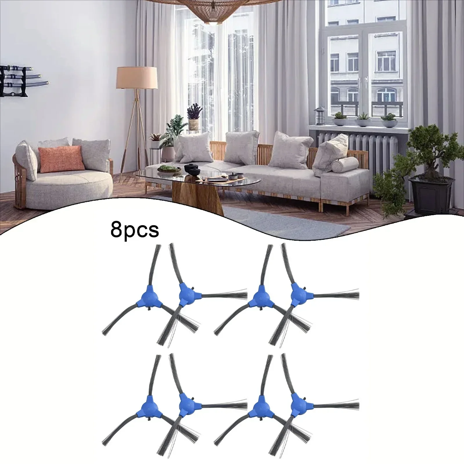 

8 шт. боковые щетки для робота-пылесоса Cybovac E20 E30 E31, запасные части, сменные аксессуары для бытовой уборки