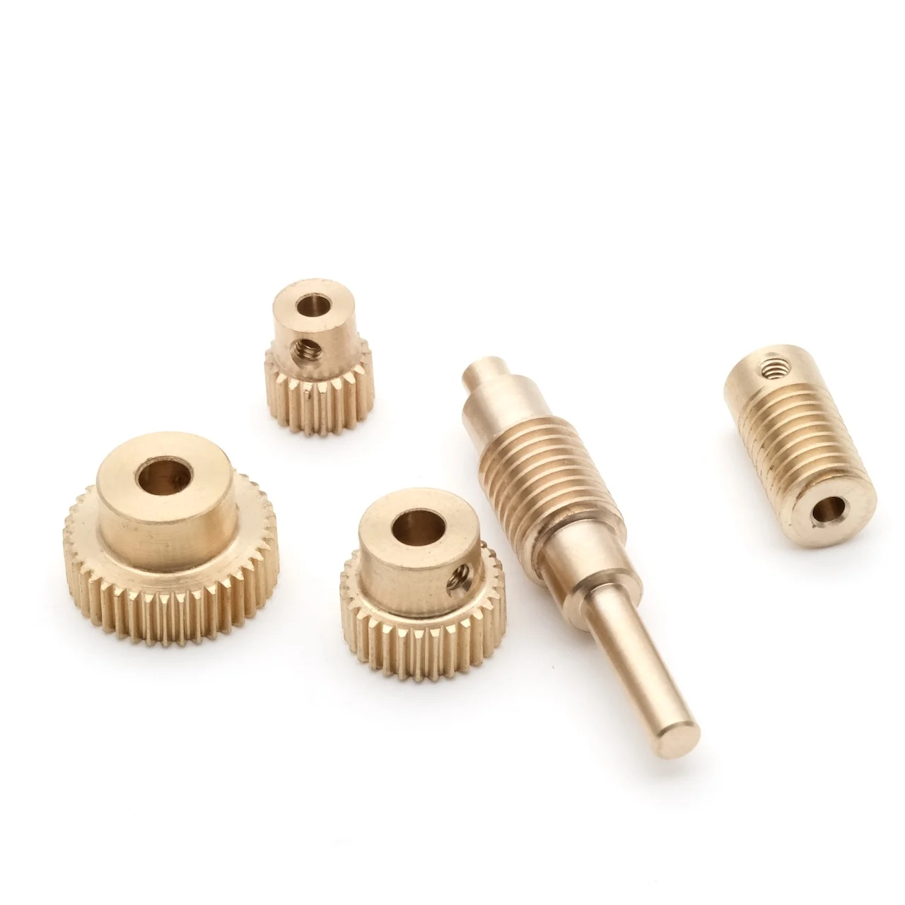 2-5mm Mini Precision Turbine Worm Gear Reducer DIY Transmitter PTZ Cloud Platform Instrument Reducer M0.3 20-70 Teeth 1:80 1:100