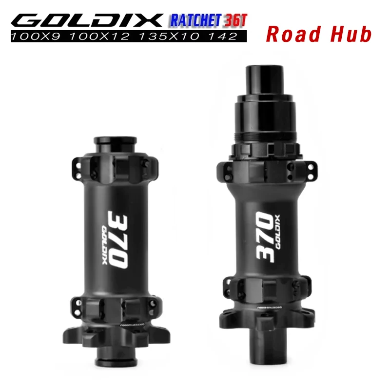 

GOLDIX R370 6-bolt disc brake 28h direct pull ratchet 36T gravel road bicycle hub suitable for SHIMANO SRAM transmission systems