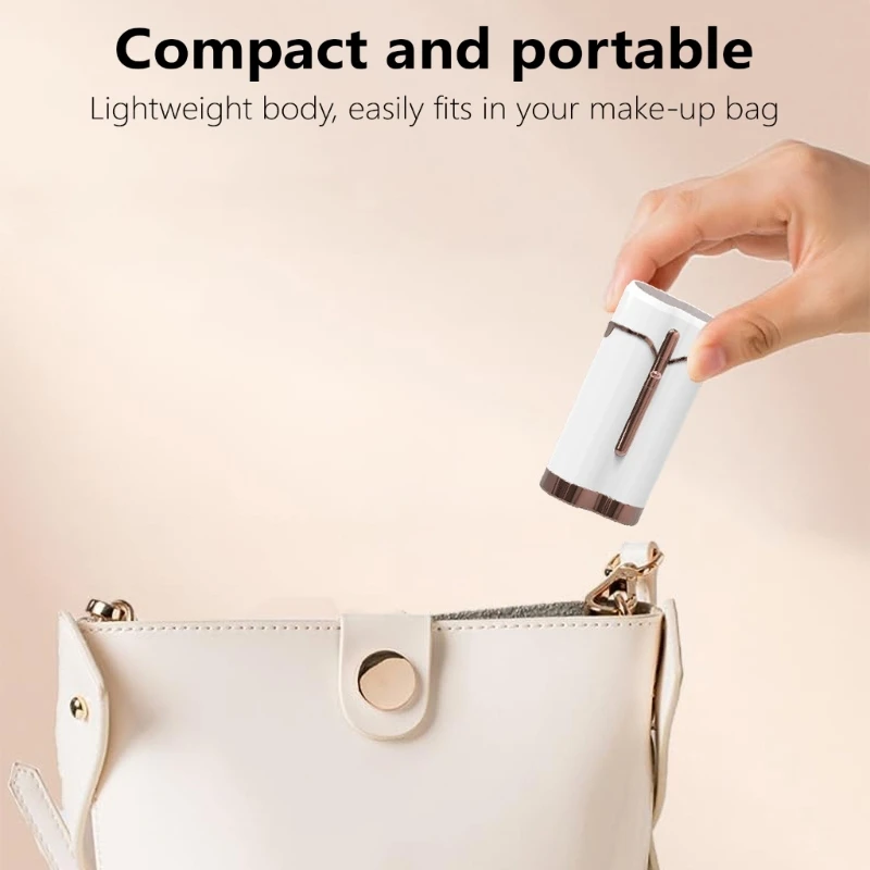 مزيل شعر الوجه للنساء، ماكينة حلاقة شعر الوجه والإبط بدون ألم عبر USB