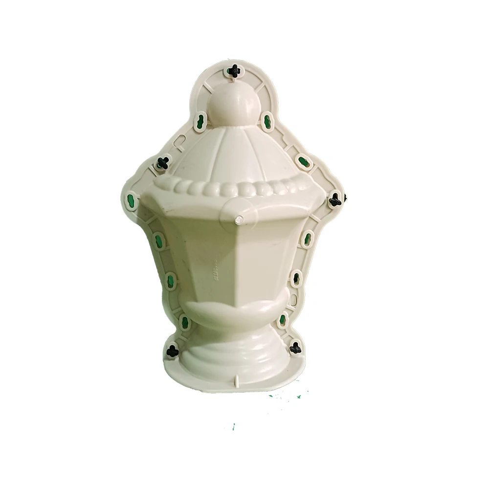 

Betal mold Roman Column Cement Railing Balcony Fence Decorative Ornament Palace light Nine Angle Lamp Mold