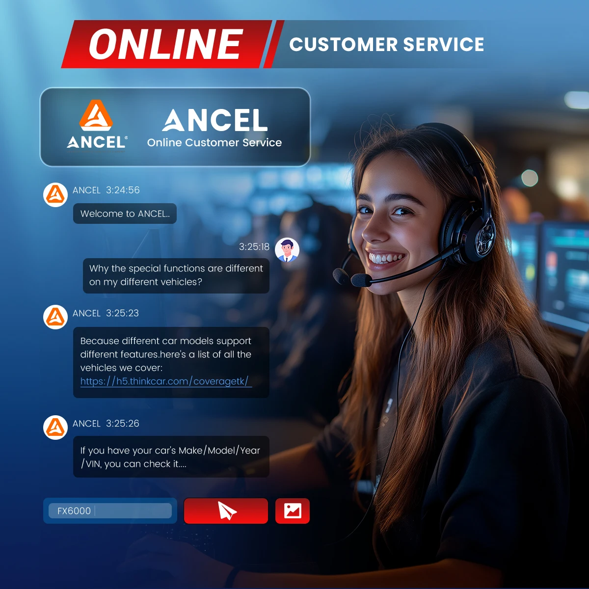 ANCEL FX6100 OBD2 Allsystem-Autoscanner CAN FD 15+ Reset Funktionen Bidirektionale Steuerung OBD 2 Diagnosegerät Lebenslange Kostenlose Updates – Detail 11