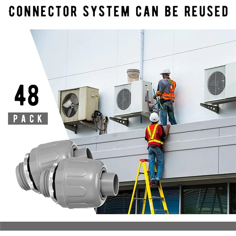 A74E-Liquid Tight Cable Glands Liquid Connector Electrical Conduit Connections Electrical Liquid Tight Connector