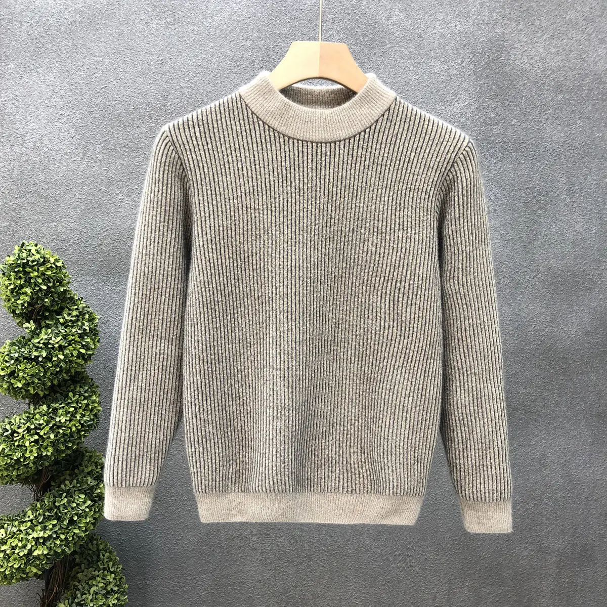 Korean Fashion Sweaters Men Autumn New Solid O Neck Knitwear Streetwear Male Clothes Loose Knitted Pullovers