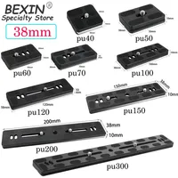 BEXIN Universal Aluminum Alloy Quick Release Plate Tripod Mount Adapter with 1/4 Screw for Benro Arca Swiss Ball head and camera