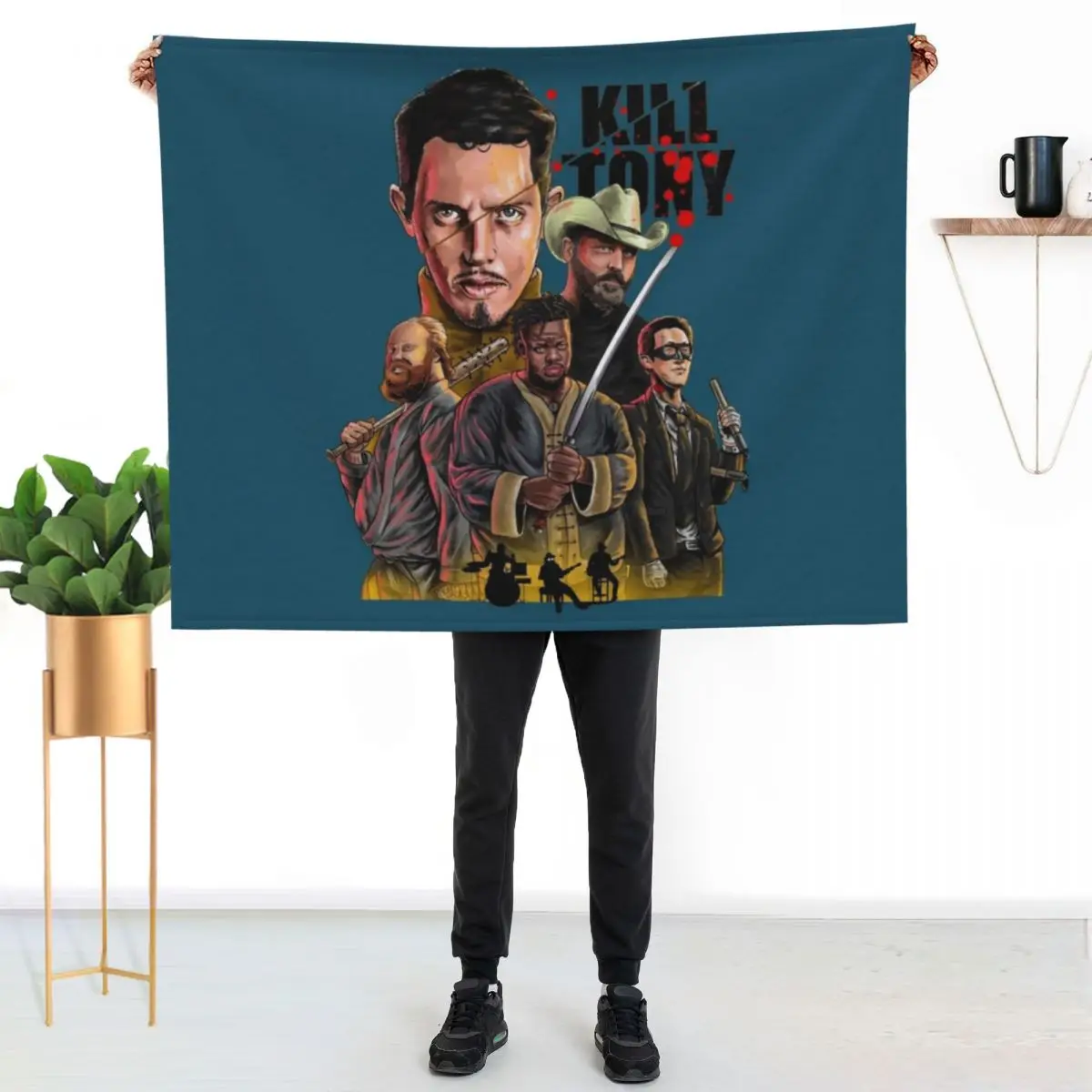 Kill Tony Throw Blanket Luxury Hairy Bed Luxury Brand Heavy Hairys Blankets