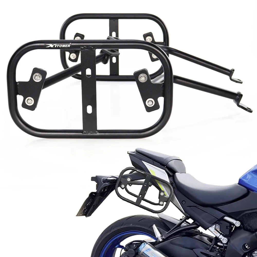 

For Suzuki GSX-S 950/1000 2021 2022 2023 2024 Motorcycle Side Luggage Racks Saddlebag Support Bars Mount Brackets Pannier Racks