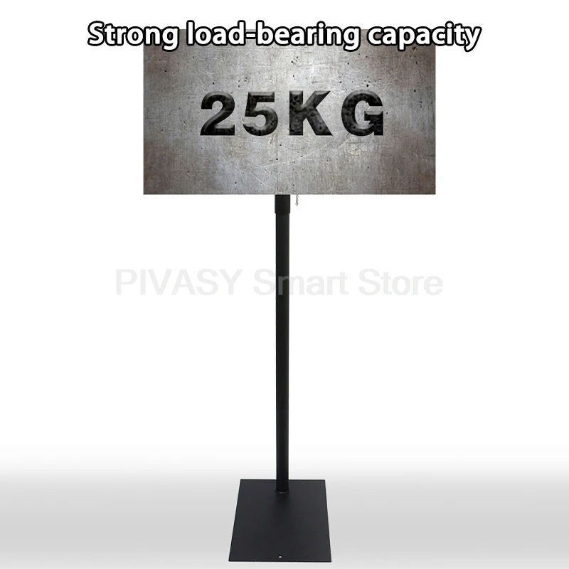 フロアテレビスタンド 隠しベース 高さ調節可能 17-43インチスクリーン用 3段階の高さ傾斜調整 高耐久スチールディスプレイ