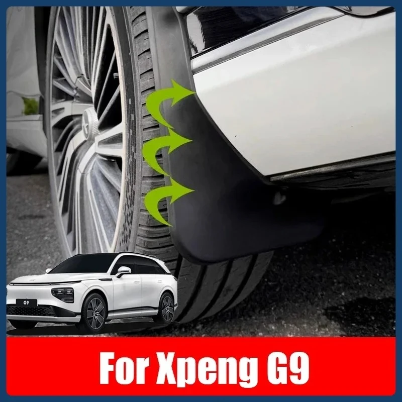 For Xpeng XiaoPeng G9 2022 2023 2024 2025 Mudguards Splash Guards Fender Car Mudflaps Front Rear Car Cover Protecto Accessori
