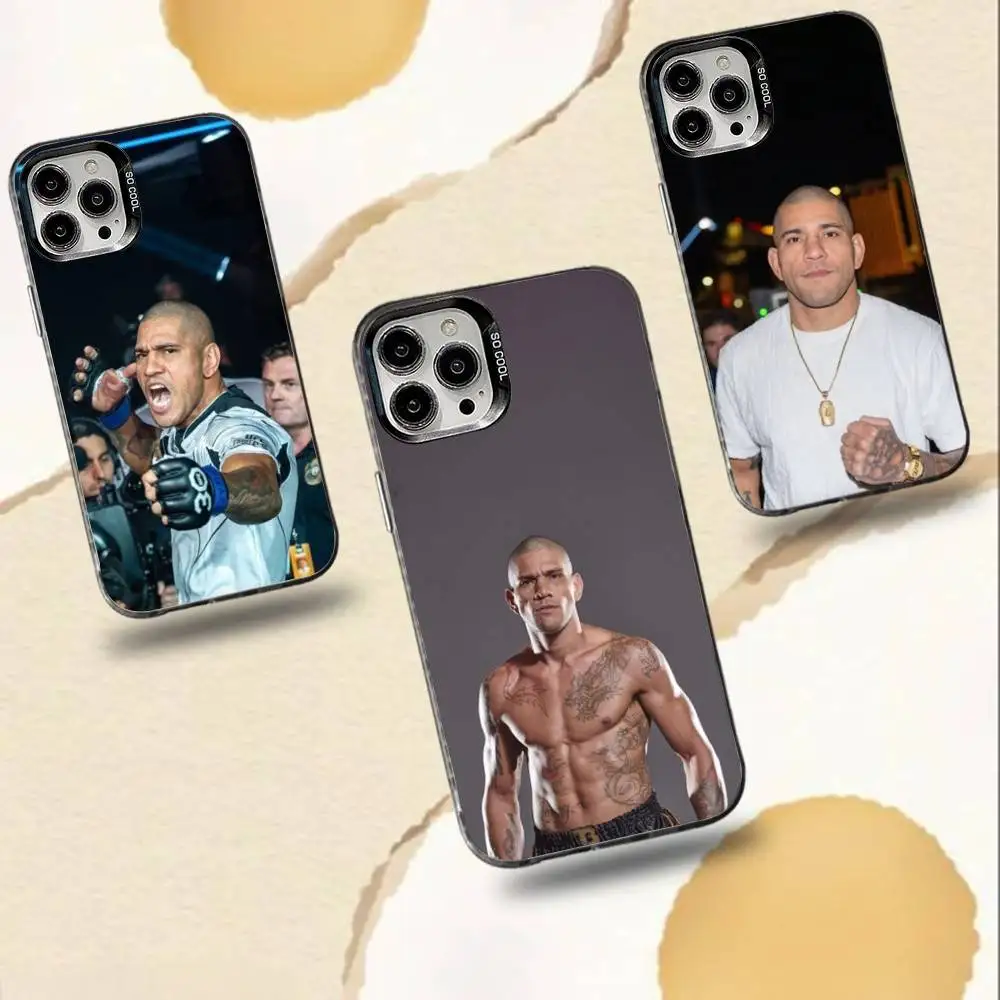 

Fighting P-Pereira A-Alex Phone Case For iPhone 16,15,14,13,12,11,Pro,Max,Plus,Mini,XS,SE Anti Fall Black Matte Hard Bumper