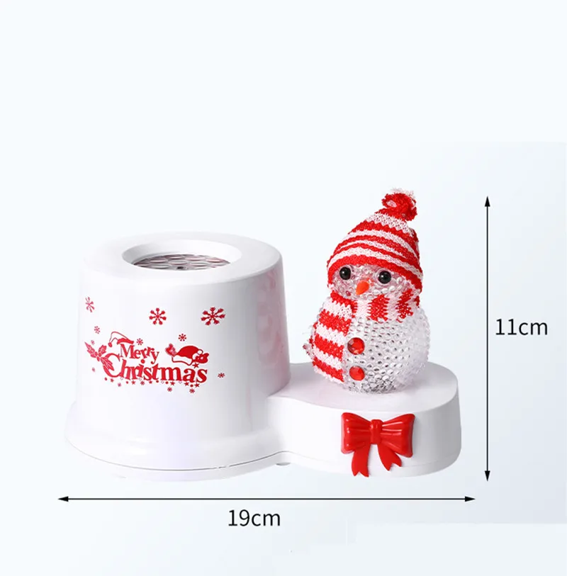 Christmas Snowflake Projector Lights Christmas Tree LED Night Lights Snowflake Christmas Decorations Home Fairy Lights New Year