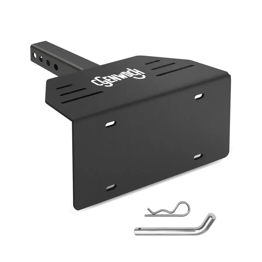 

Кронштейн держателя номерного знака сцепления, металлическое универсальное крепление номерного знака с педалью, сверление не требуется, подходит для грузовых автомобилей SU