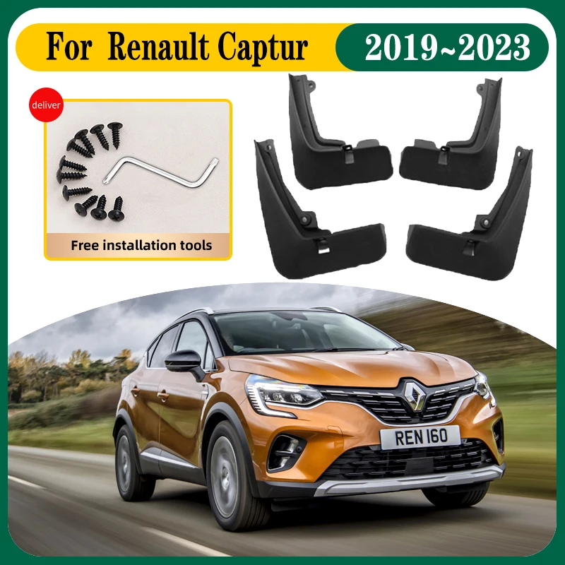 

Car Mud Flaps For Renault Captur Accessories 2019~2023 Car Mudguards Splash Guard Front Rear Anti Splash Fenders Accessories