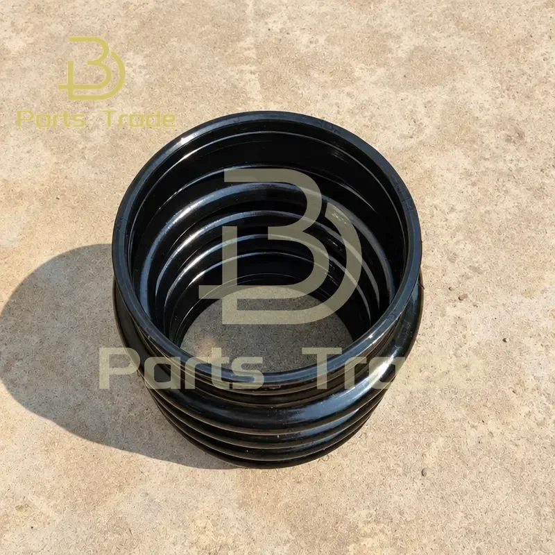 for Black Polyurethane Jumping Jack Bellows Boot 17x24.5cm for Ramper Compactor Tamper Power Tools Accessories