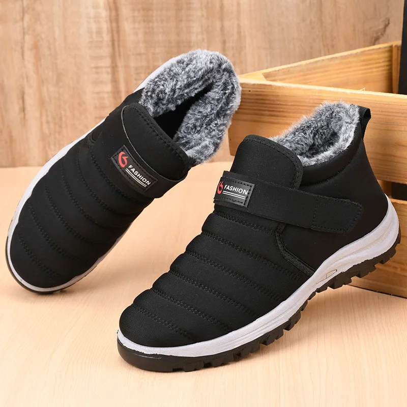 YRZL 2025 Anti Slip Snow Boots for Men Thermal Waterproof Winter Work Boots Men Snow Boots Warm Comfort Outdoor Thermal Big Size