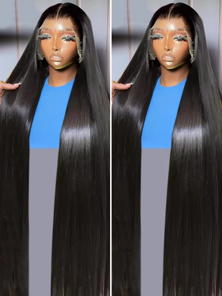 250 Density 13X6 Hd Lace Frontal Wig 40 Inch Straight Lace Front Wig Human Hair 13X4 Lace Front Human Hair Wigs 7x5 Glueless Wig