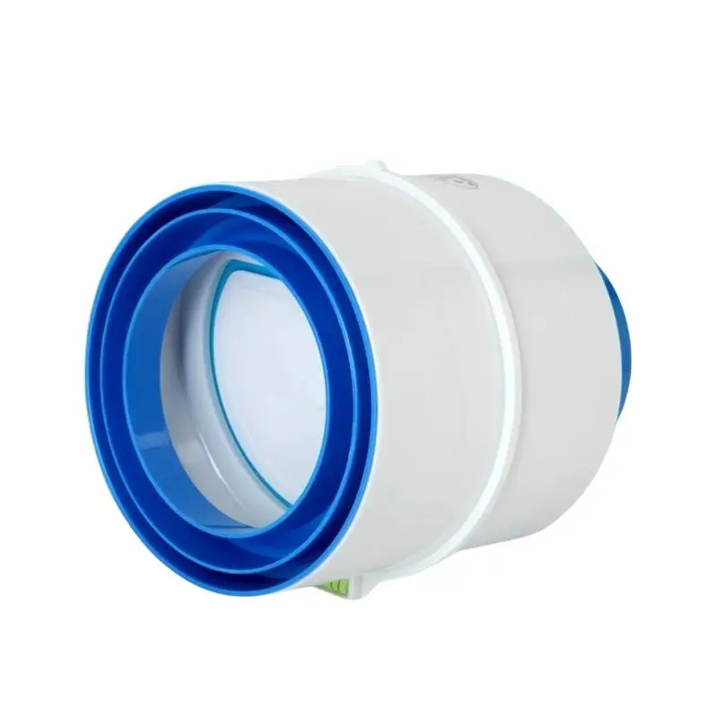 -PVC Exhaust Fan Check Valve Round Pipe Backdraft Damper 80/110mm Air Duct Ventilation Grill For Bathroom Kitchen Accessories