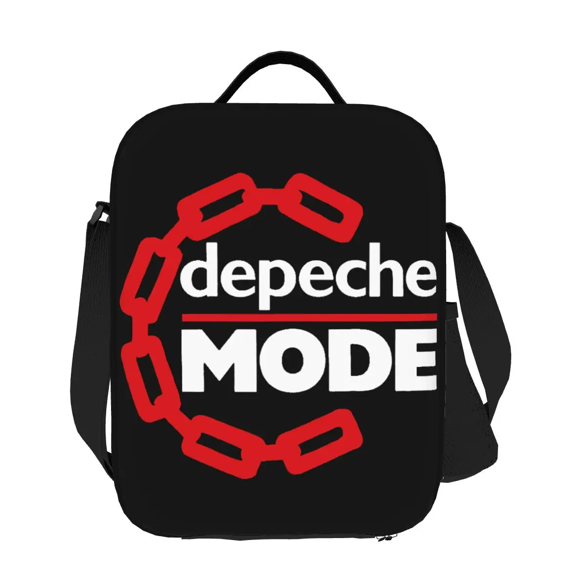 

Custom Electronic Rock Band Depeche Cool Mode Insulated Lunch Tote Bag for Women Portable Cooler Thermal Food Bento Box Kids