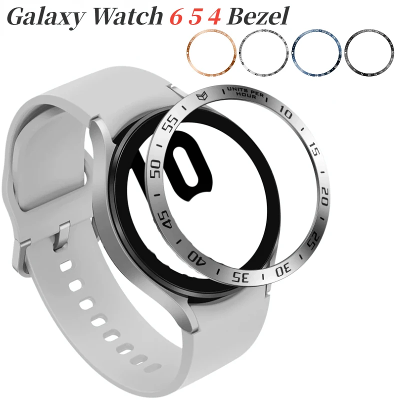 Metal Bezel For Samsung Galaxy Watch 6/5/4 40mm 44mm Time  Speed Scale Frame Ring Watch 6 Classic 47mm 43mm 8 44mm 8Classic 46mm
