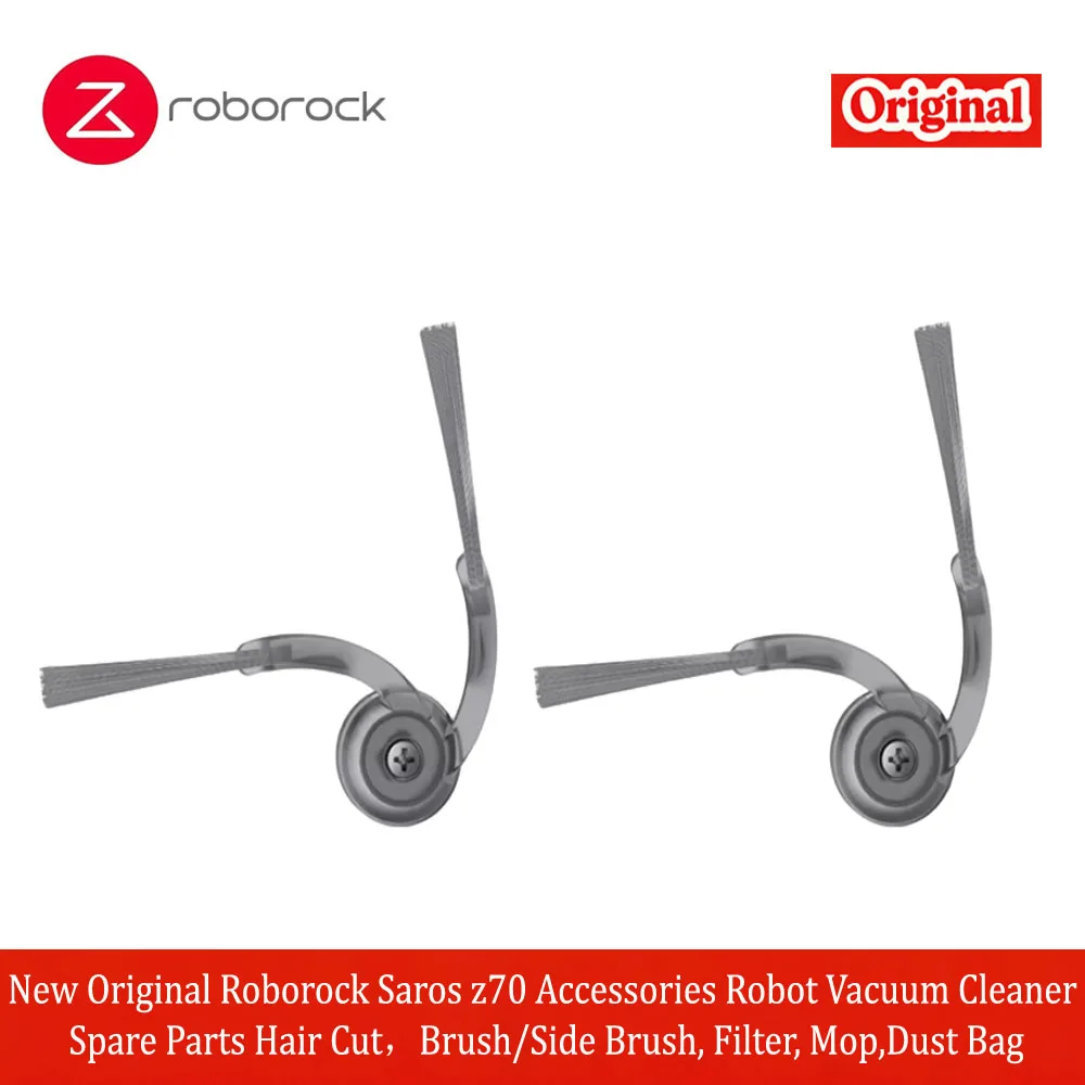 New Original Roborock Saros Z70 Accessories Robot Vacuum Cleaner Spare Parts Hair Cut, Brush/Side Brush, Filter, Mop, Dust Bag