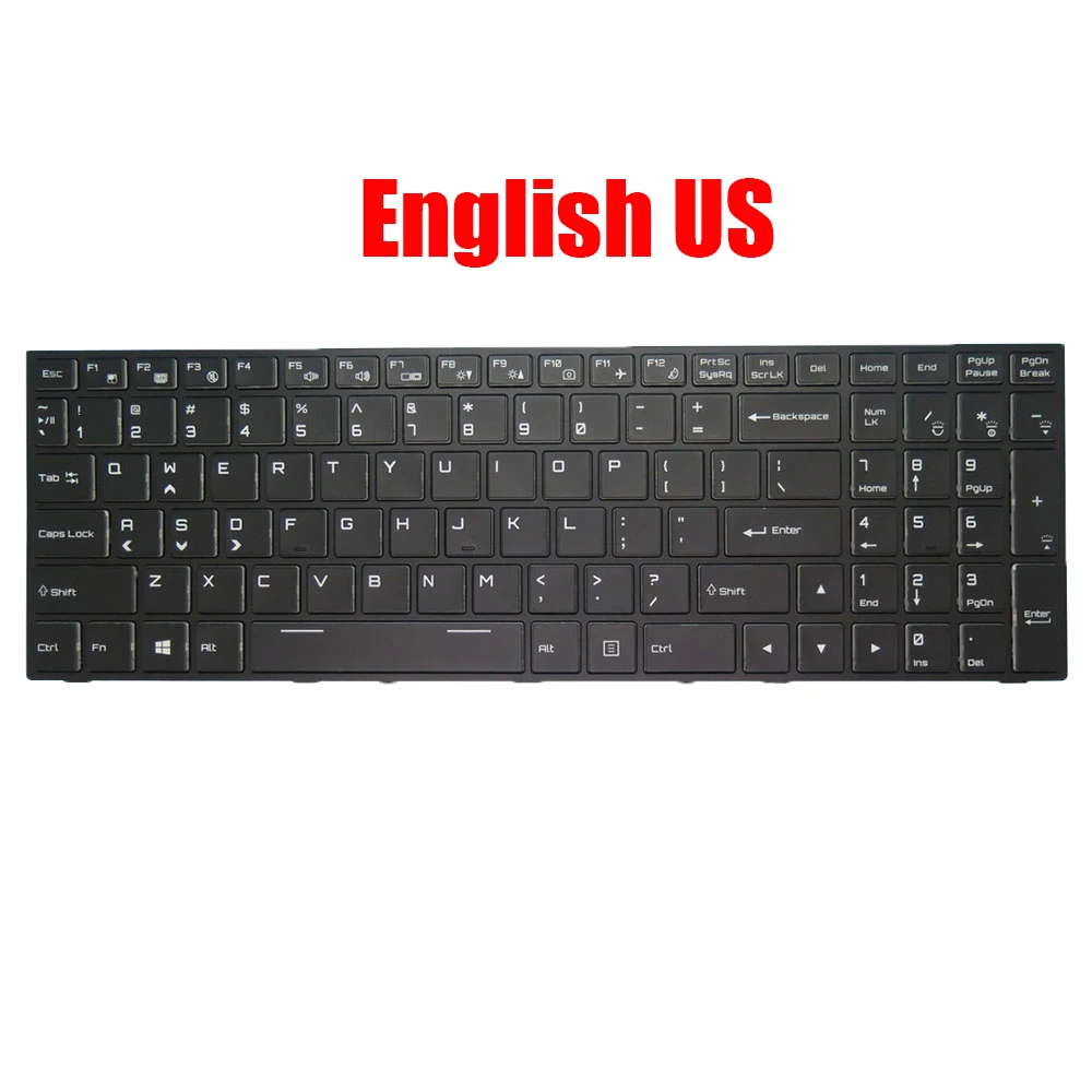 

Keyboard For Sager NP8171 NP8171-S NP8172 NP8173 NP8174 NP8176 NP8177 P670RP6 P670RP6-G P670RS P670HP6 P670HP6-G P670HS-G US New