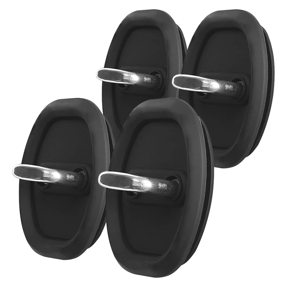 4 Pcs Door Stoppers Wall Protector Car Shock Absorbing Gasket Cars Lock Latch Protection Cover