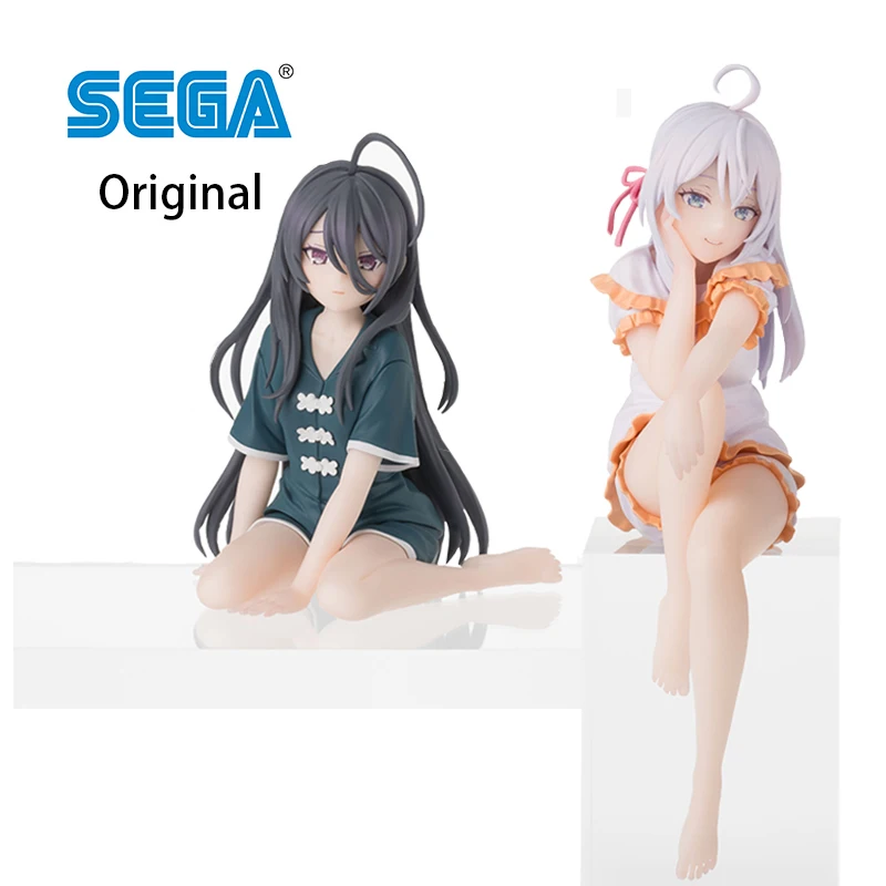 SEGA Premium Chokonose Figure Alisa Mikhailova Kujou Kimishima Ayano Pajamas Ver. Kawaii Original Anime Model Collection Toys