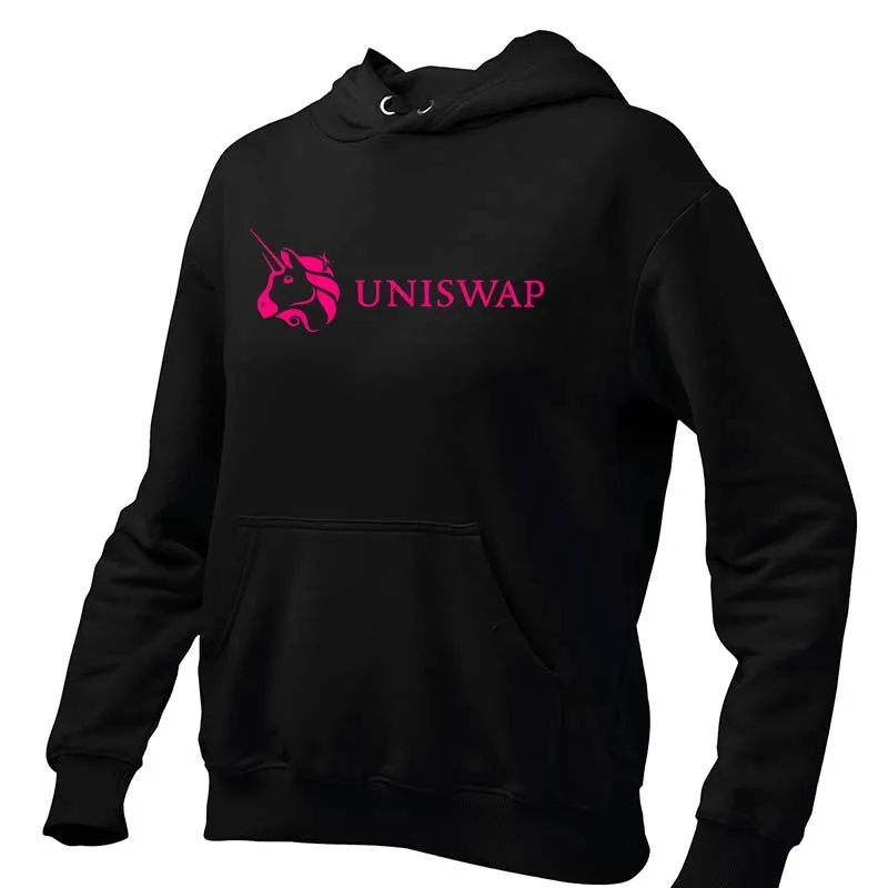 UNI Uniswap Cryptocurrency Hoodies DeFi Crypto Blockchain Ethereum ETH Classic Sweatshirt Winter Pullover