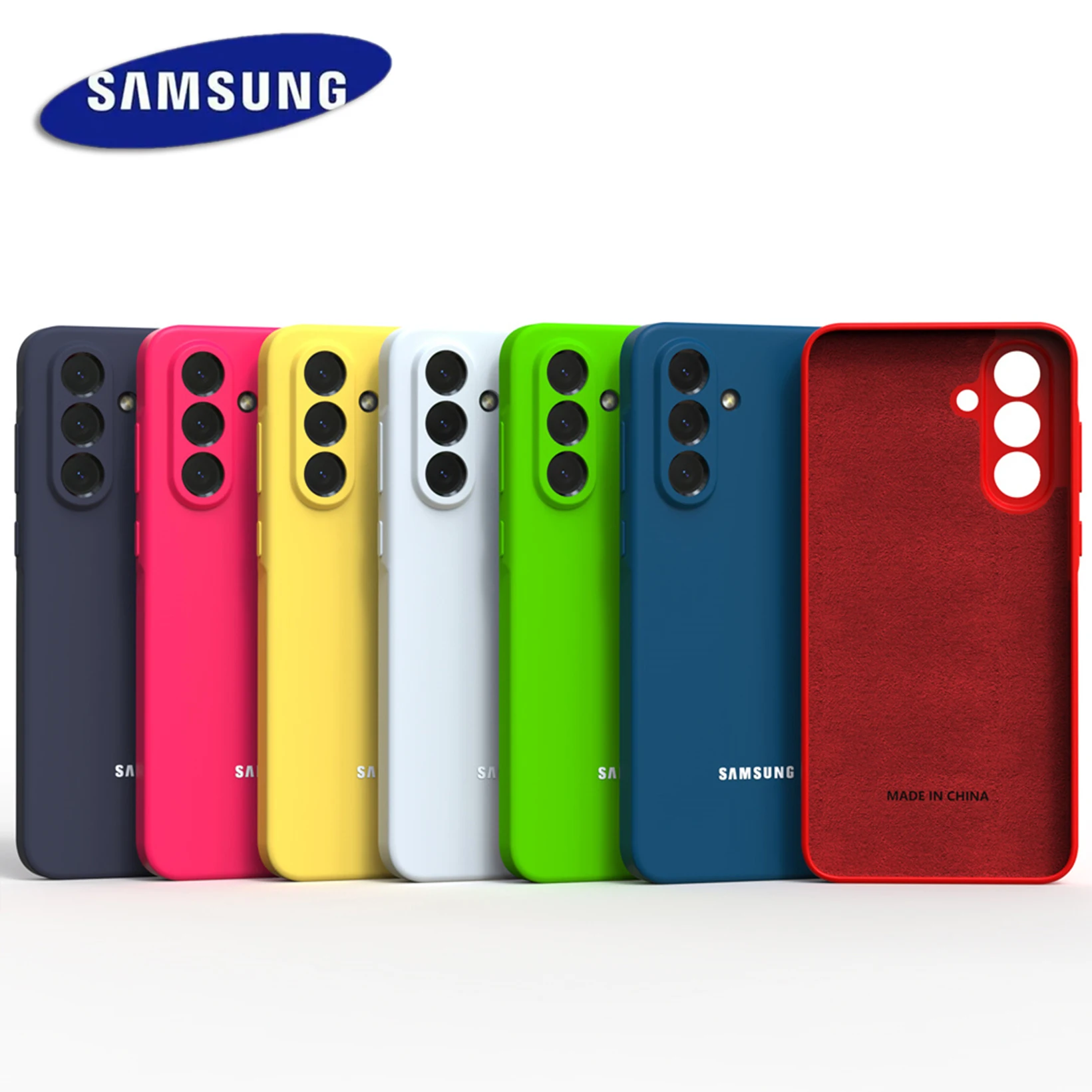 Für Samsung Galaxy A57 A56 A55 Hülle Weiche Silikonhülle Für A 37 35 17 15 54 A16 A36 A17 S26 S25 24 FE Seidig Weiche Flüssig-Schutzhülle