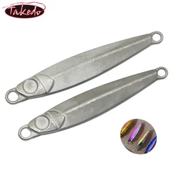 TAKEDO BY06 10g 20g 30g 40g 60g 80g 100g 120g Unpainted Fishing Lure Blanks Tungsten Jigging Lures Metal Jig Baits
