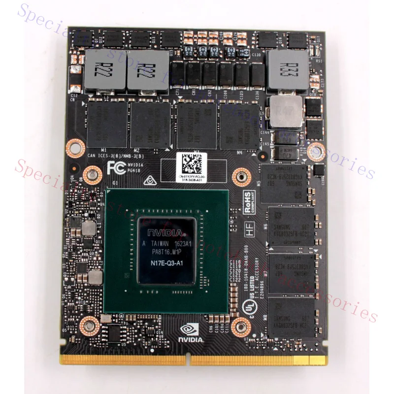 AAA+ FOR N17E-Q3 Graphic Card For NVIDIA Quadro P4000M MXM DELL M7710 M7720 Zbook17 G3 G4