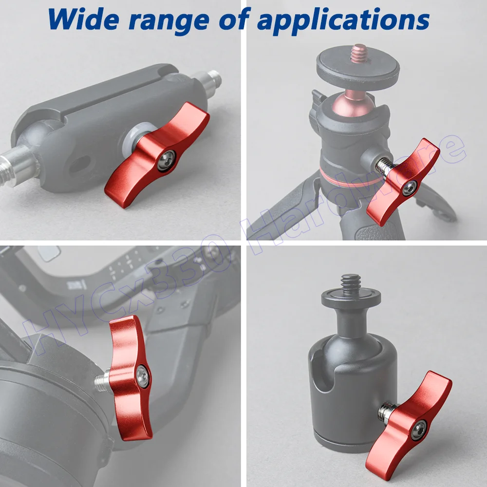 Thumb Aluminum Alloy Screws T Shape Screw Adjustable Handle Knob Tighten Bolts M4 M5 M6 M8 1/4