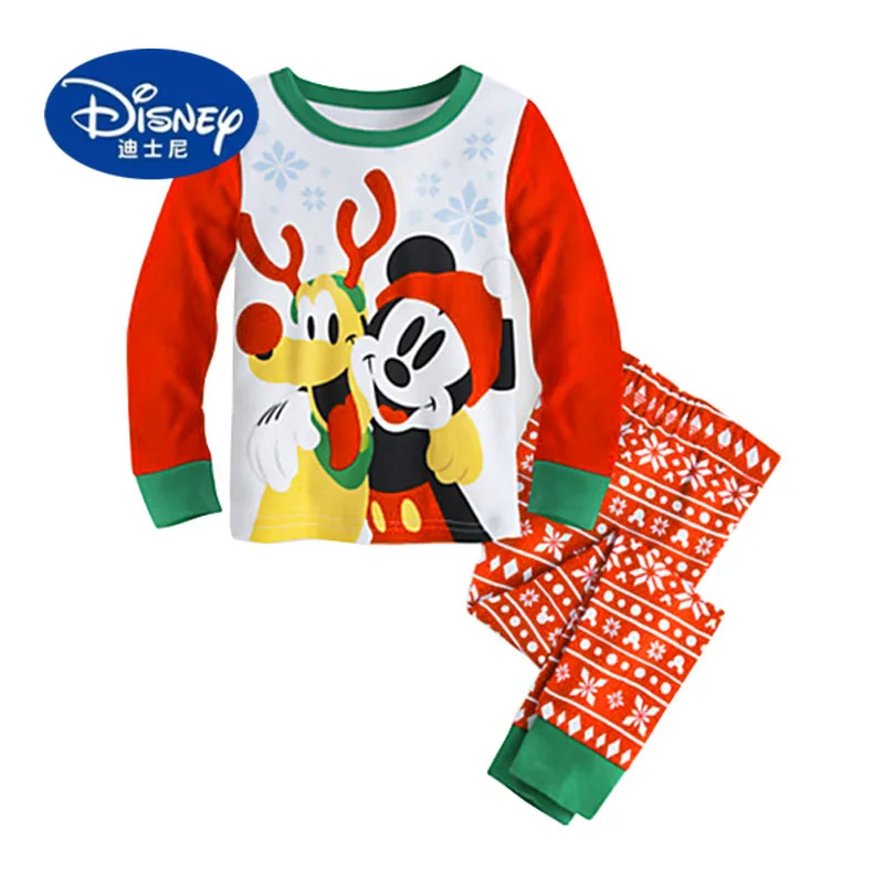 

Disney Christmas Reindeer Pajama Set for Kids | Cotton Long Sleeve Sleepwear, Unisex Outfit