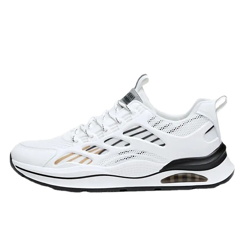 

Men's Sports Shoes Outdoor Mesh Breathable Sneakers for Men Trendy Running Shoes Anti Slip Lightweight Tennis Shoe Tenis Hombres