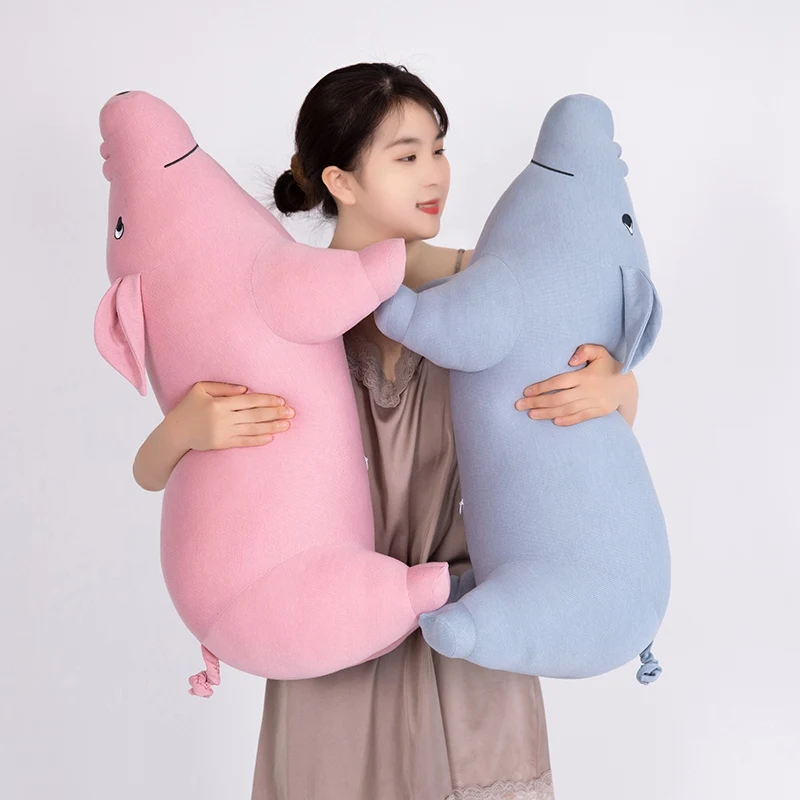 45cm-100cm Soft Cotton Pig Plush Toys Simulated Animals Sleeping Hug Stuffed Pillow Round Huge Creative Cute Doll Birthday Gift